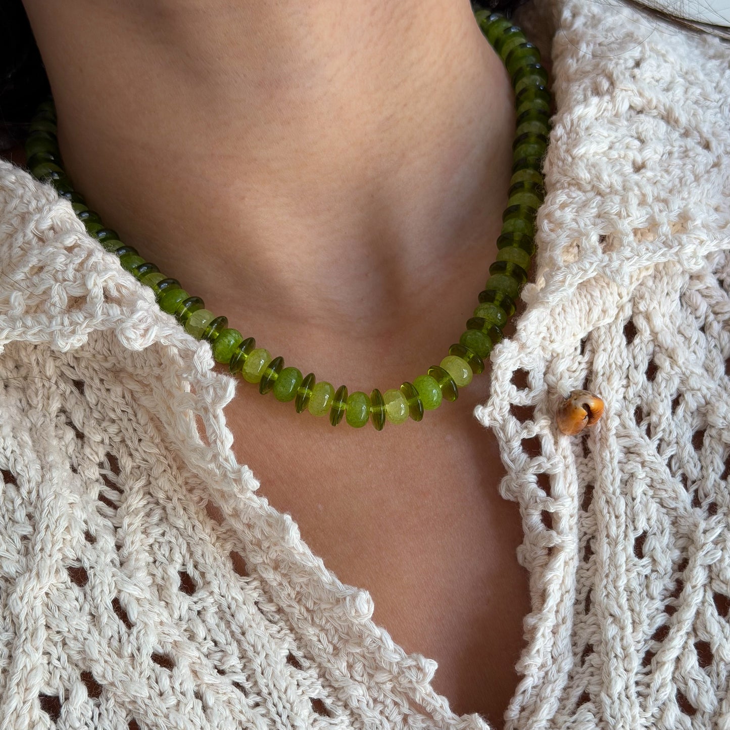 DIRTY MARTINI BEADED NECKLACE