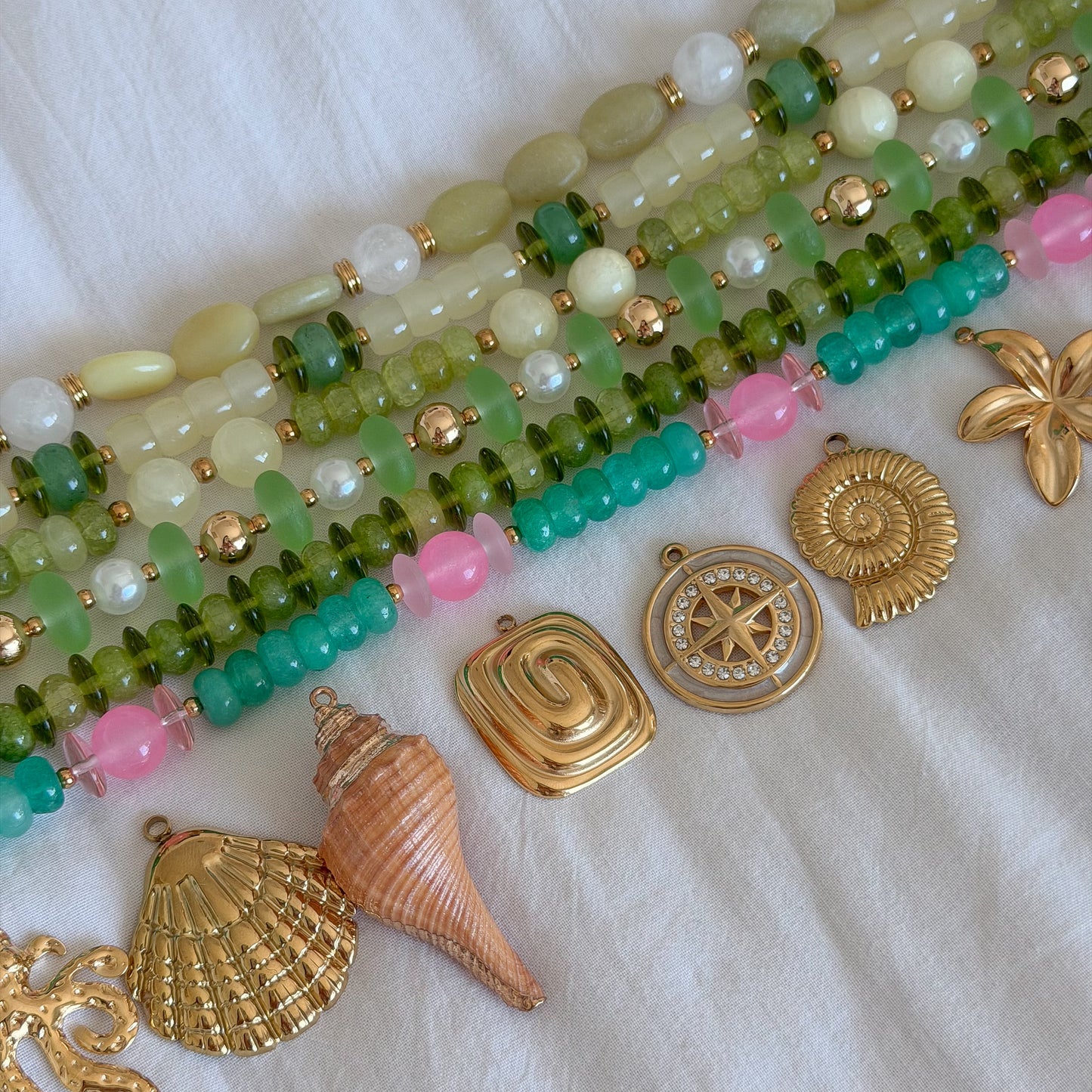 DIRTY MARTINI BEADED NECKLACE
