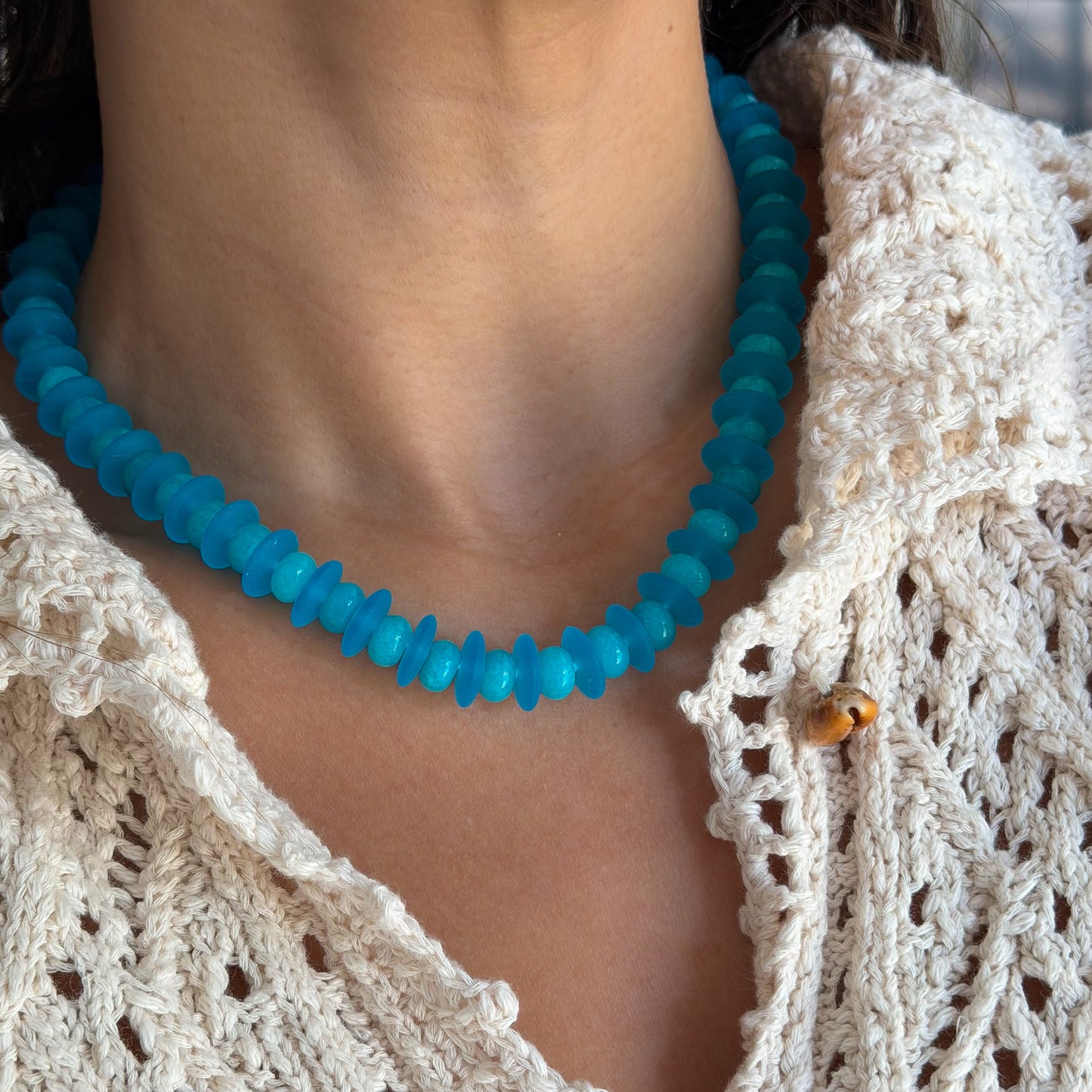 OCEAN CANDY BEADED NECKLACE