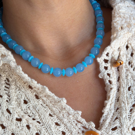 BUBBLES BEADED NECKLACE