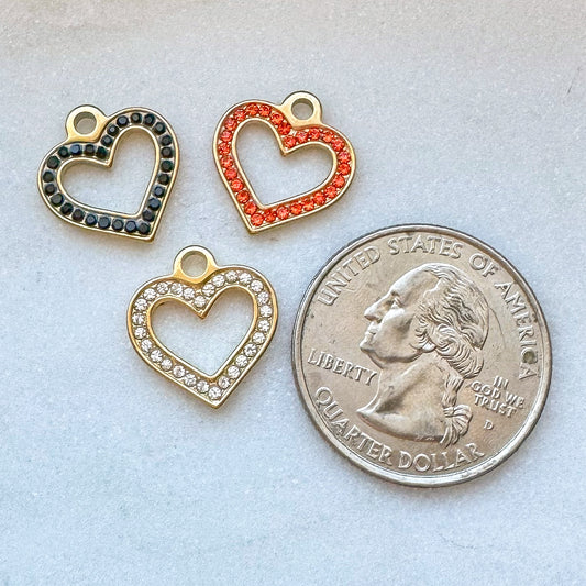 CZ HEART CHARM