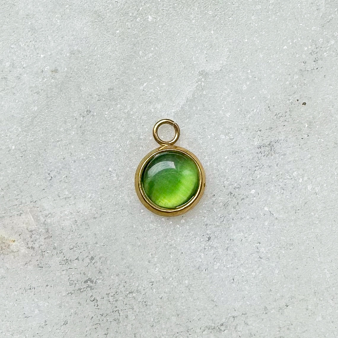 CIRCLE GEM CHARM