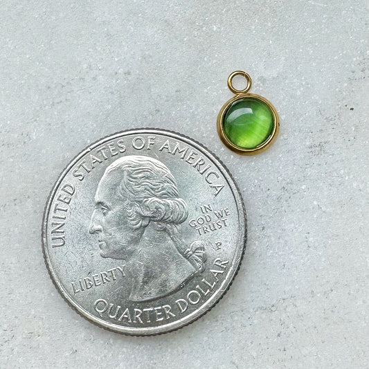 CIRCLE GEM CHARM