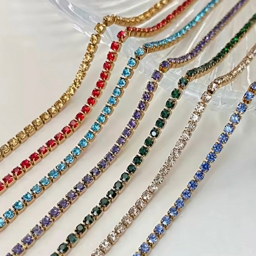 BIRTHSTONE TENNIS BRACELET