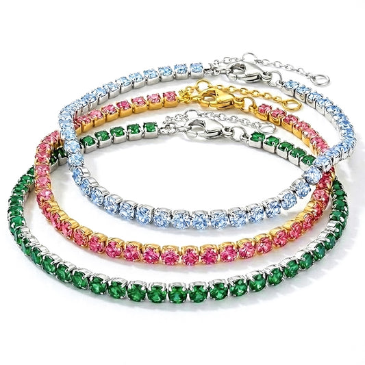 BIRTHSTONE TENNIS BRACELET
