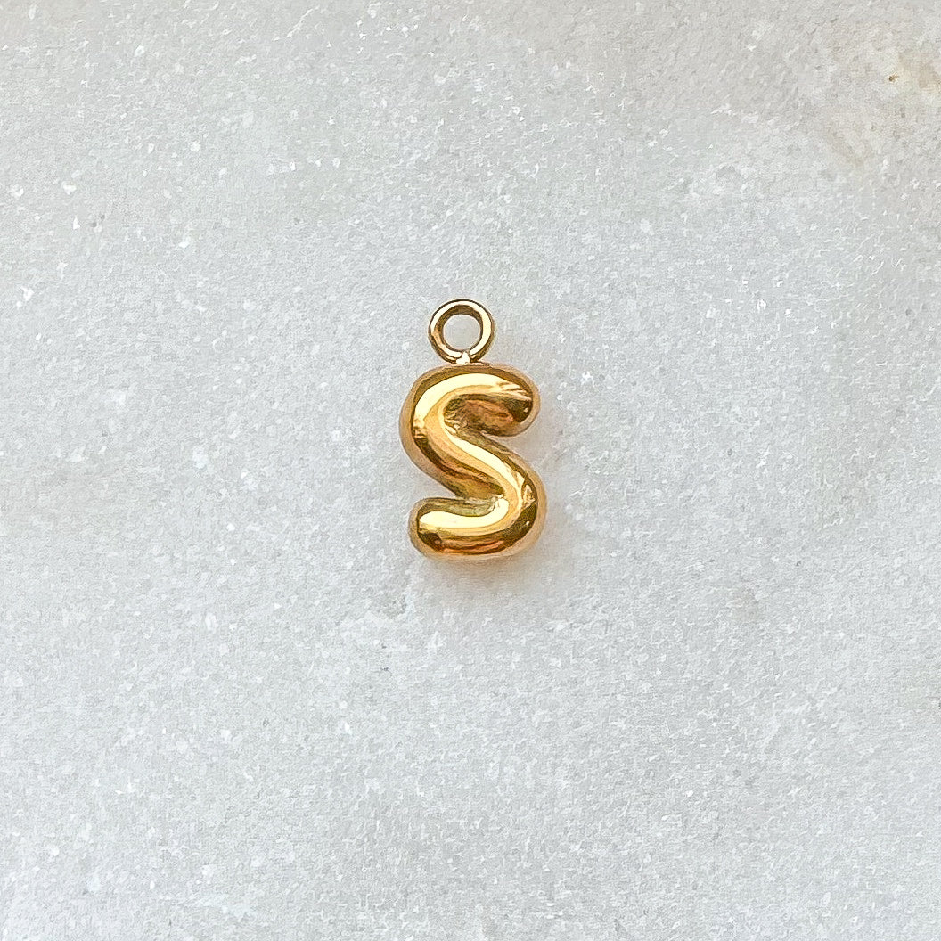 SMALL BUBBLE INITIAL CHARM