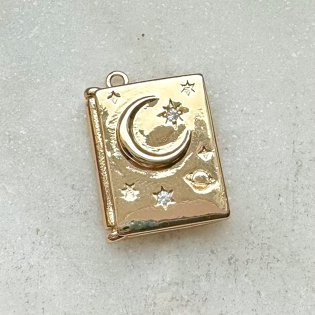 MOON LOCKET CHARM