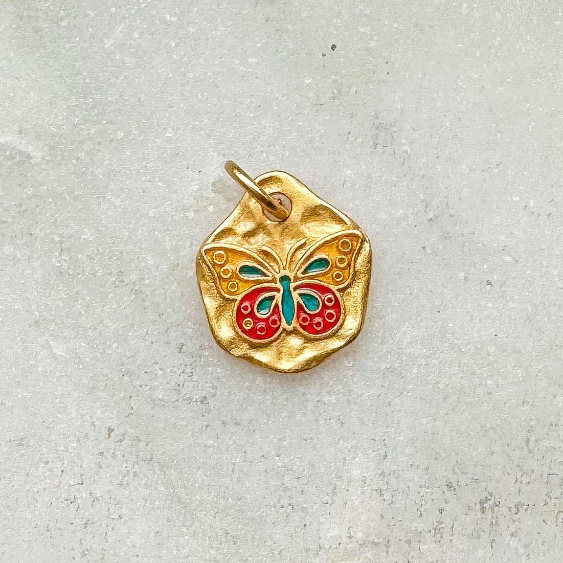 BUTTERFLY COIN CHARM