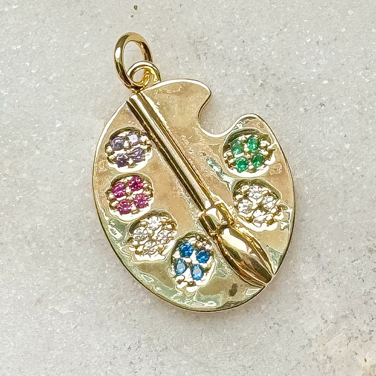 PAINTERS PALETTE CHARM