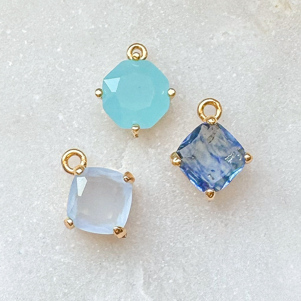 SQUARE GEM CHARM