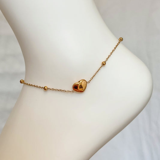 HEART ANKLET