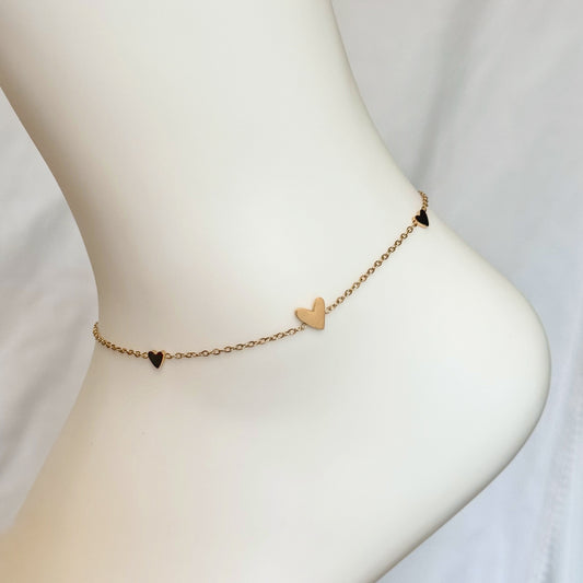 HEART ANKLET