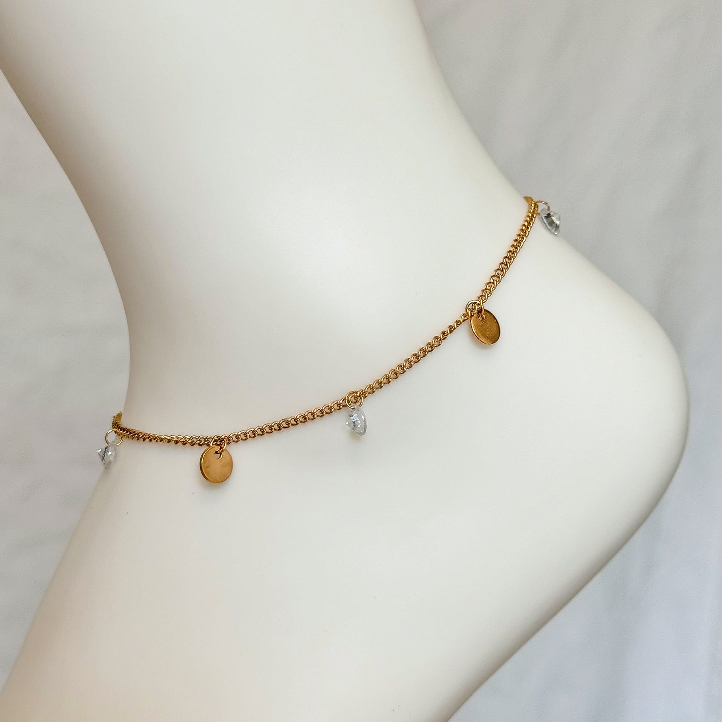 CZ COIN ANKLET