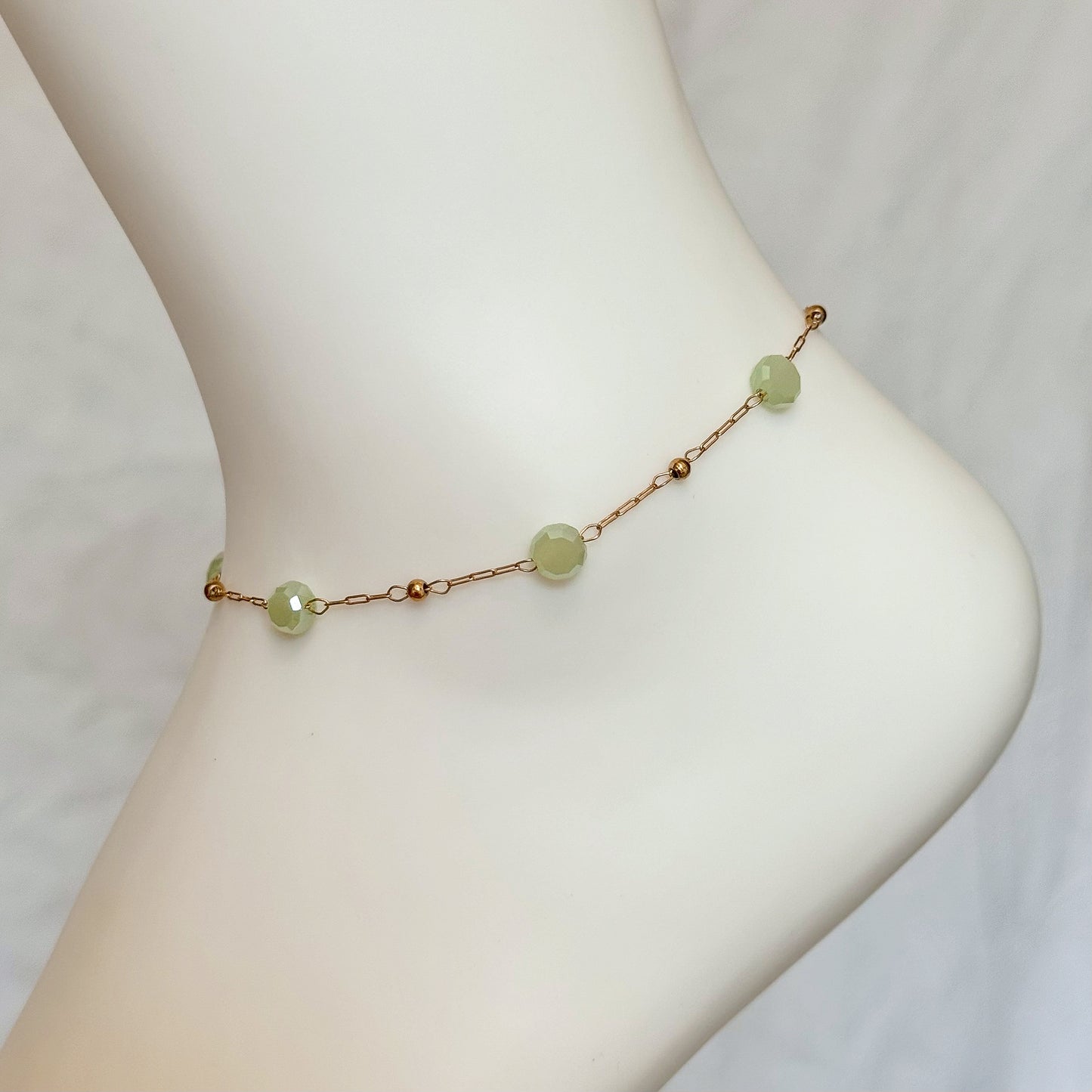 DELICATE SAGE ANKLET