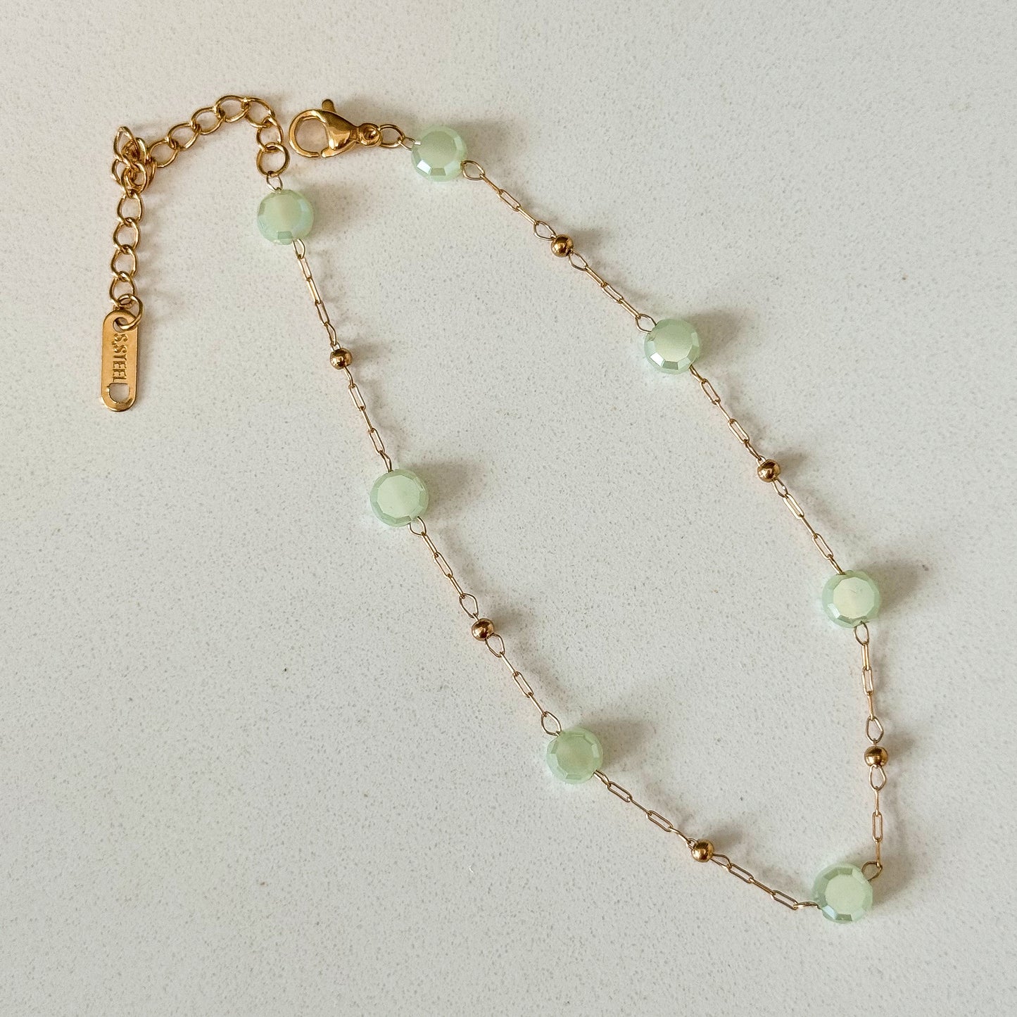 DELICATE SAGE ANKLET