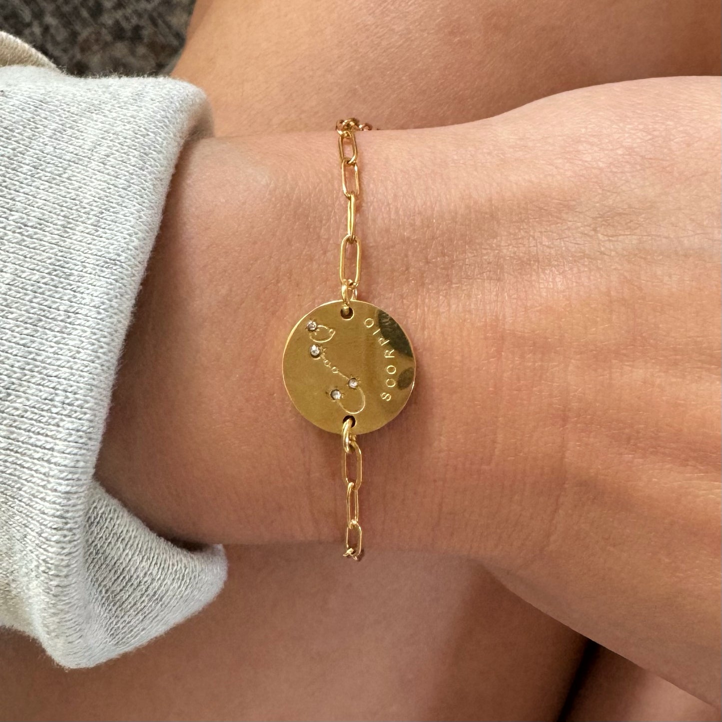 DOUBLE SIDED ZODIAC BRACELET