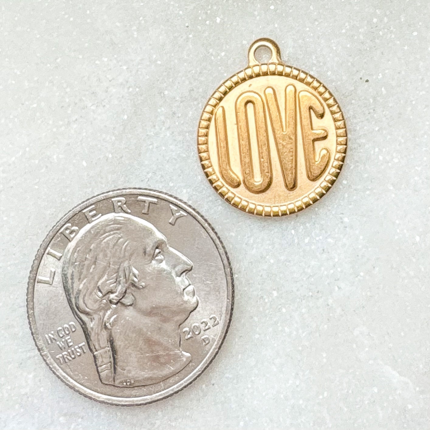 LOVE COIN CHARM