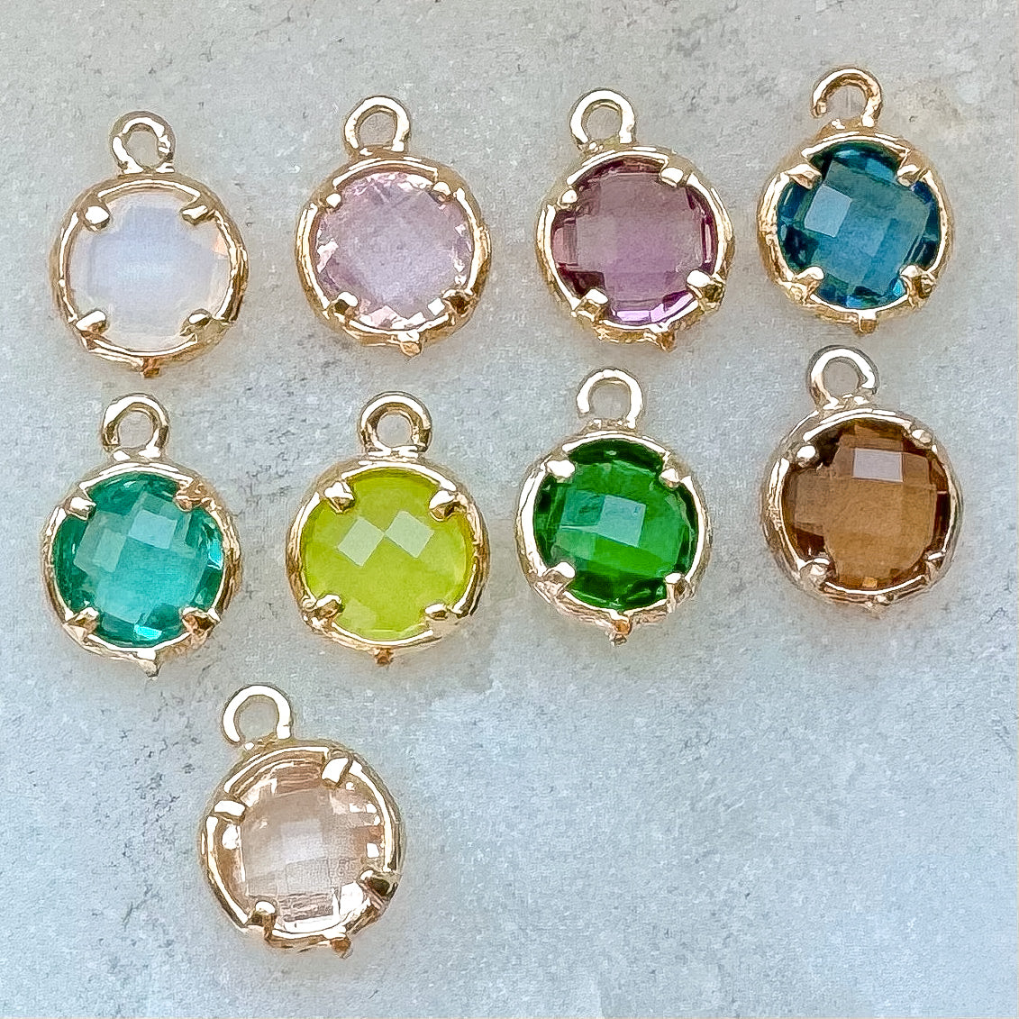 CIRCLE GEM CHARM