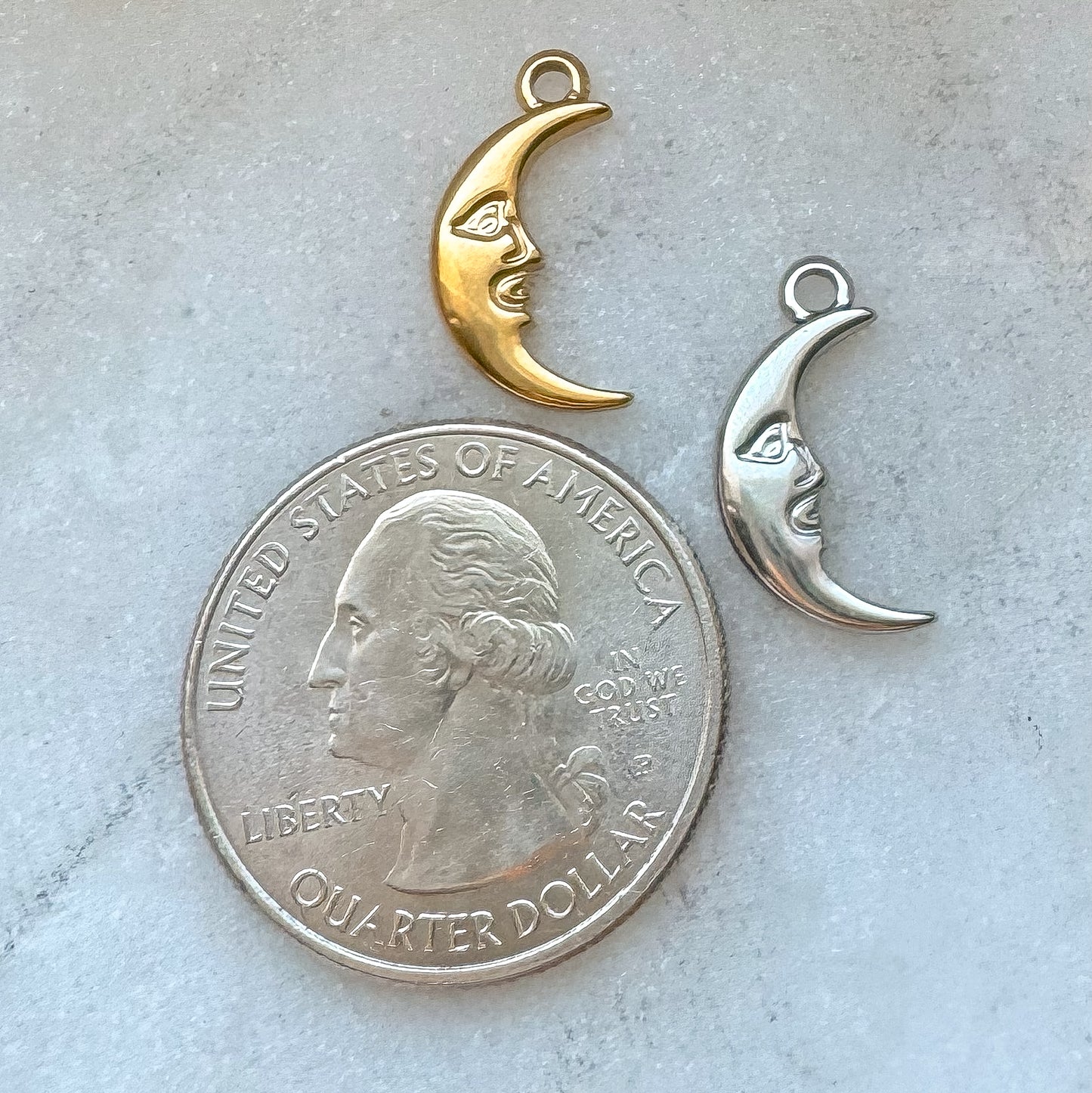 CRESCENT MOON CHARM