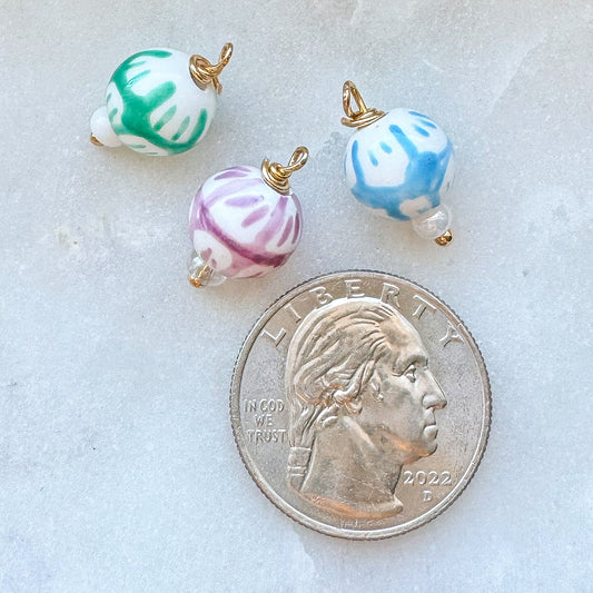 WATERCOLOR BEAD CHARM