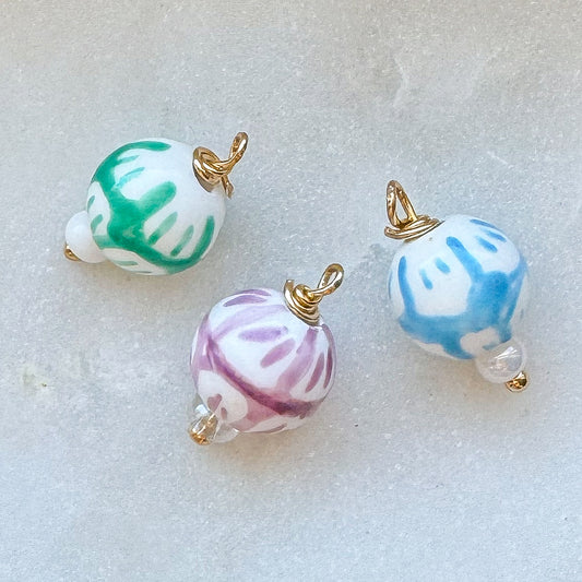 WATERCOLOR BEAD CHARM