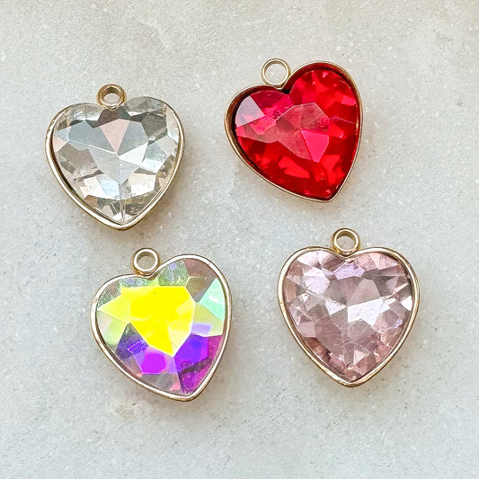 JEWEL HEART CHARM