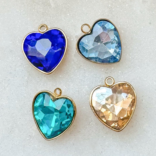 JEWEL HEART CHARM