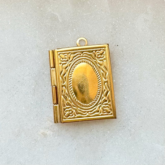 BOOK LOCKET CHARM