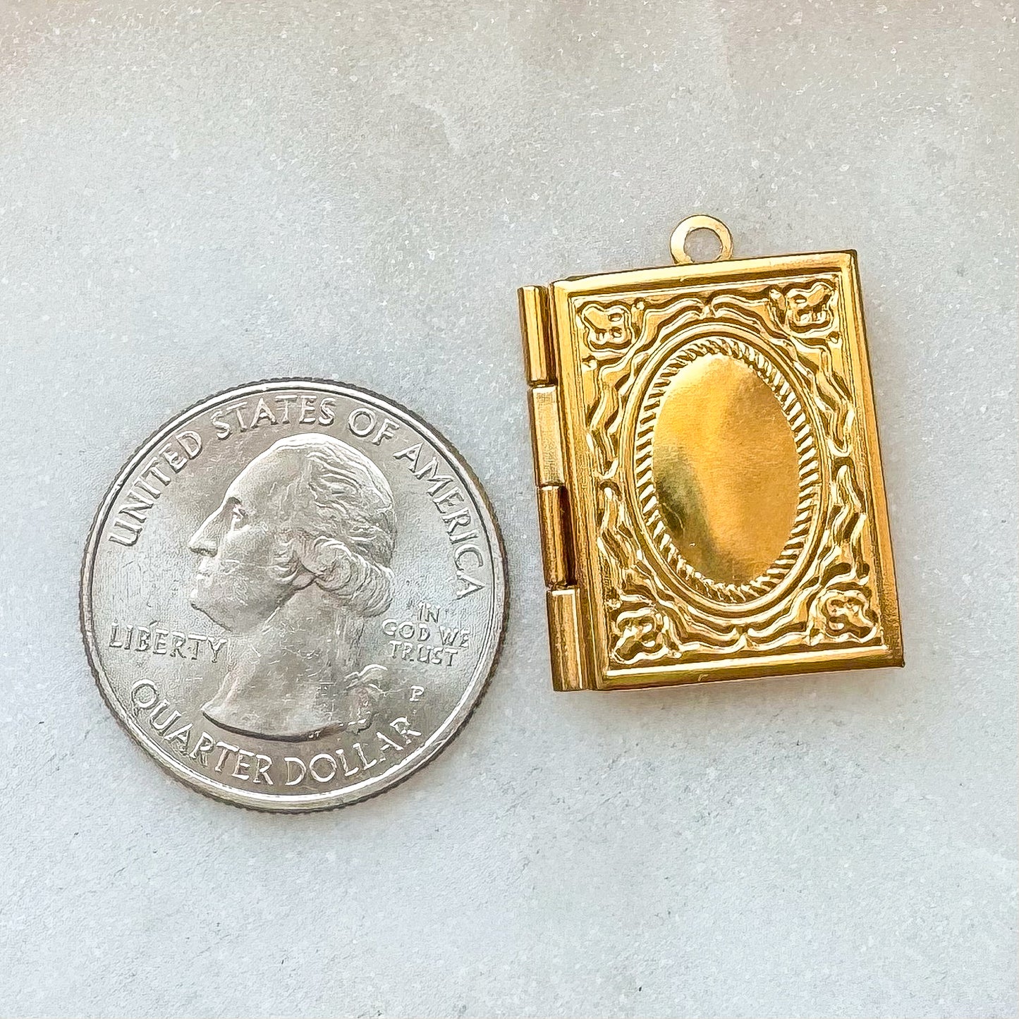 BOOK LOCKET CHARM