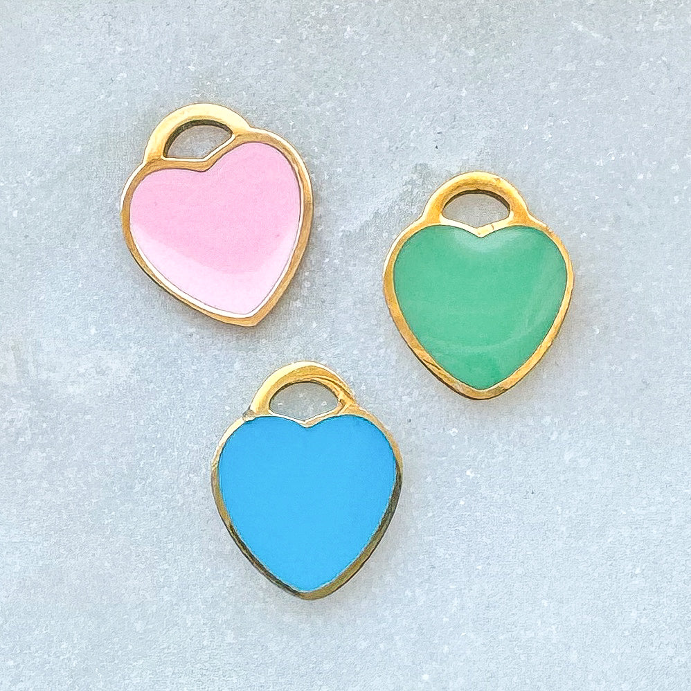 COLORFUL HEART CHARM