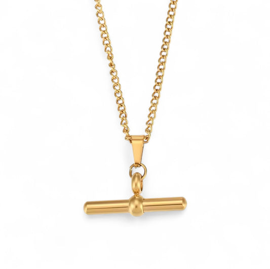 T-BAR PENDANT NECKLACE