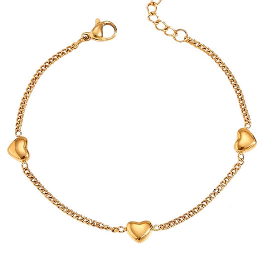 HEART OF GOLD BRACELET