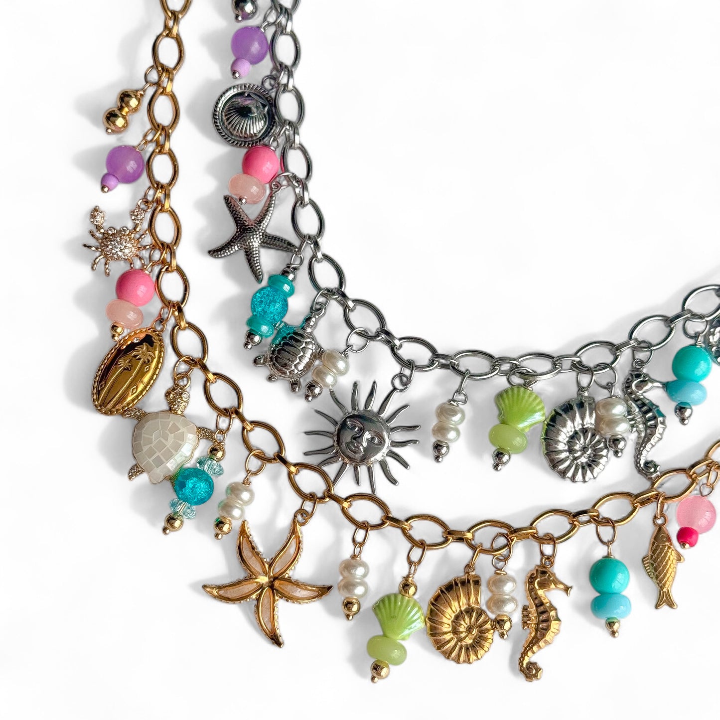 NEPTUNE BEACH CHARM NECKLACE