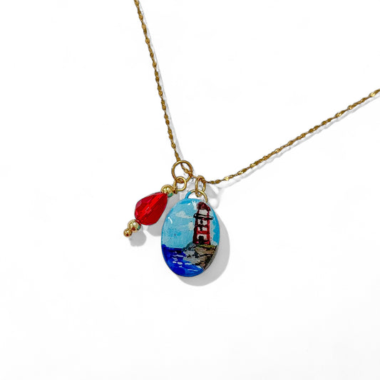 LIGHT HOUSE CHARM NECKLACE