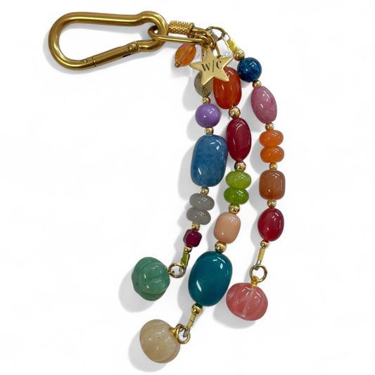 FALL GEMS PURSE CHARM