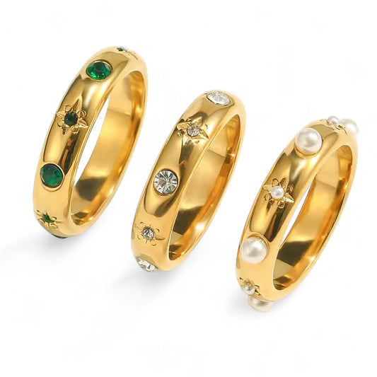STAR STUDDED RING