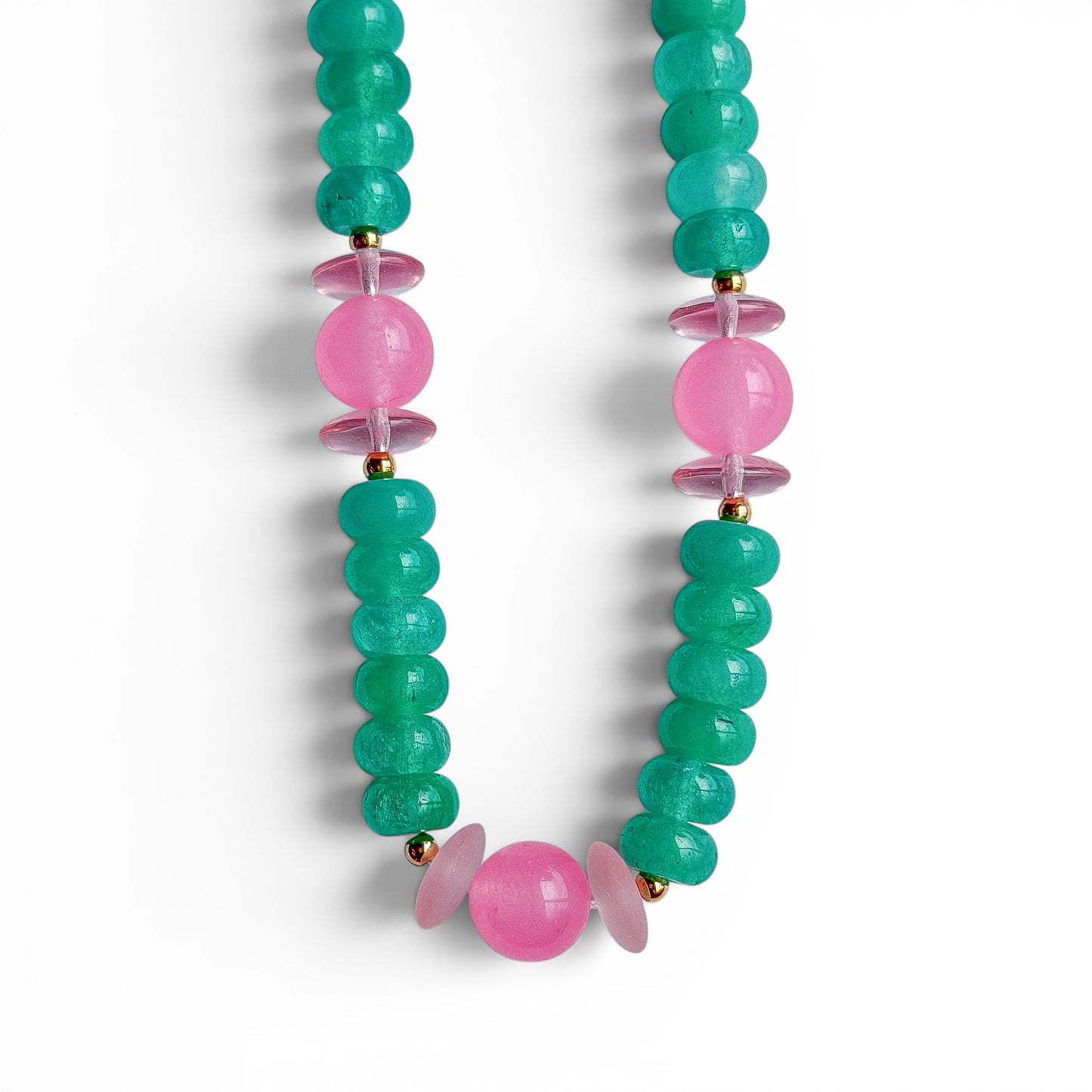 WATERMELON SUGAR BEADED NECKLACE