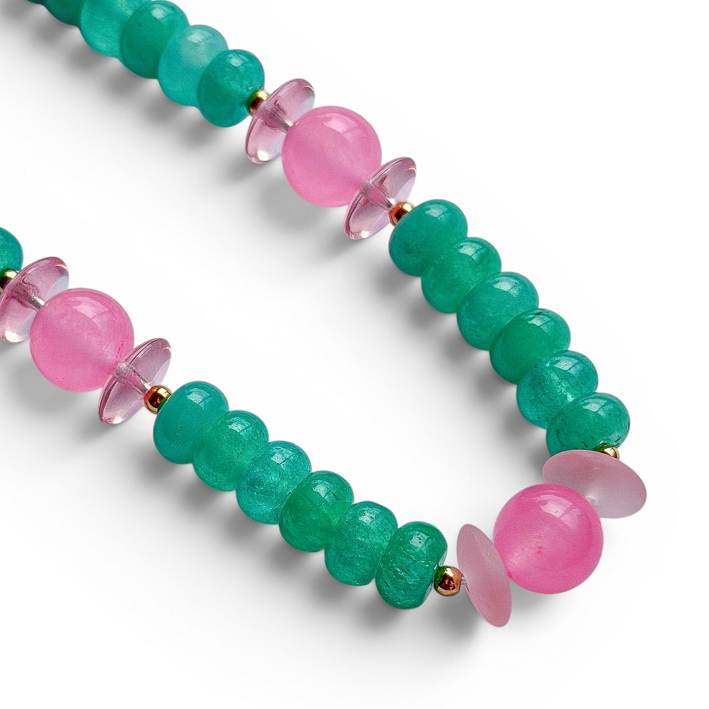 WATERMELON SUGAR BEADED NECKLACE