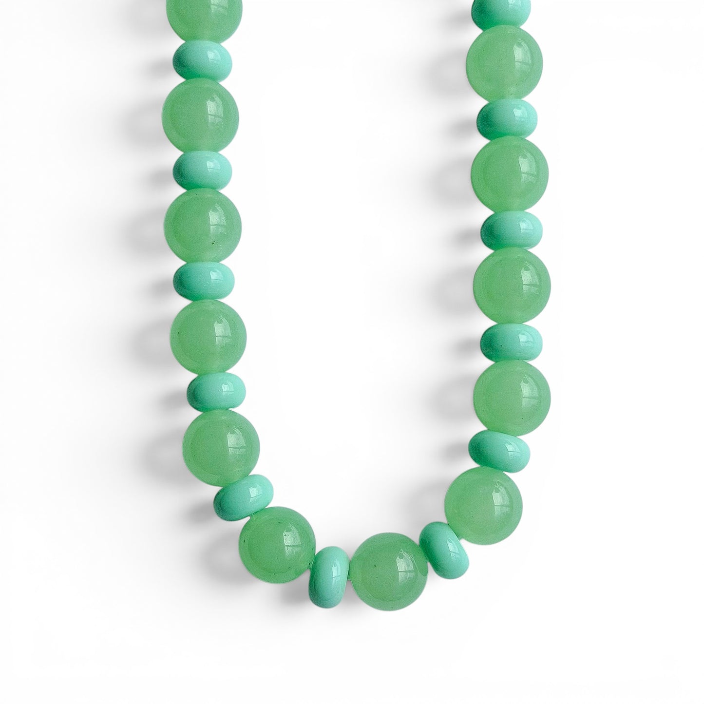 HONEYDEW BEADED NECKLACE