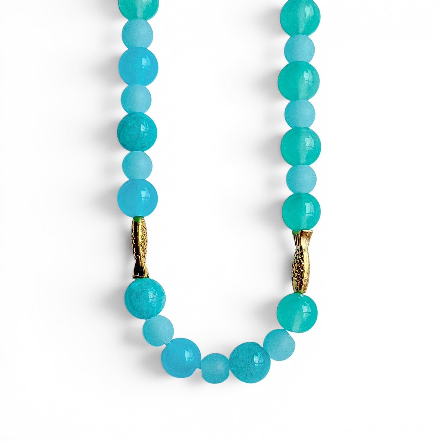 CRYSTAL TIDE BEADED NECKLACE