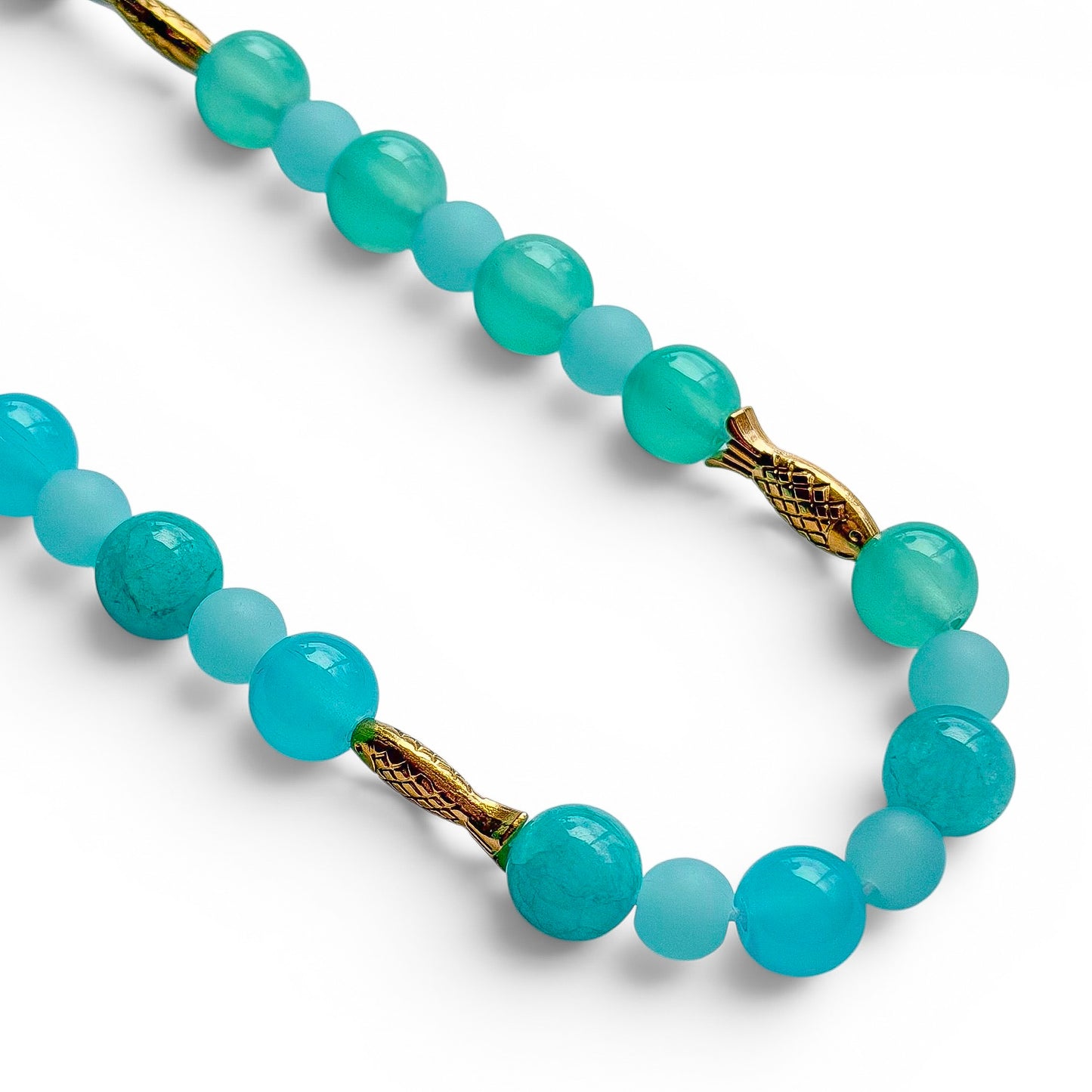 CRYSTAL TIDE BEADED NECKLACE