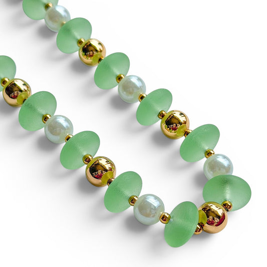 KIWI BEADED NECKLACE