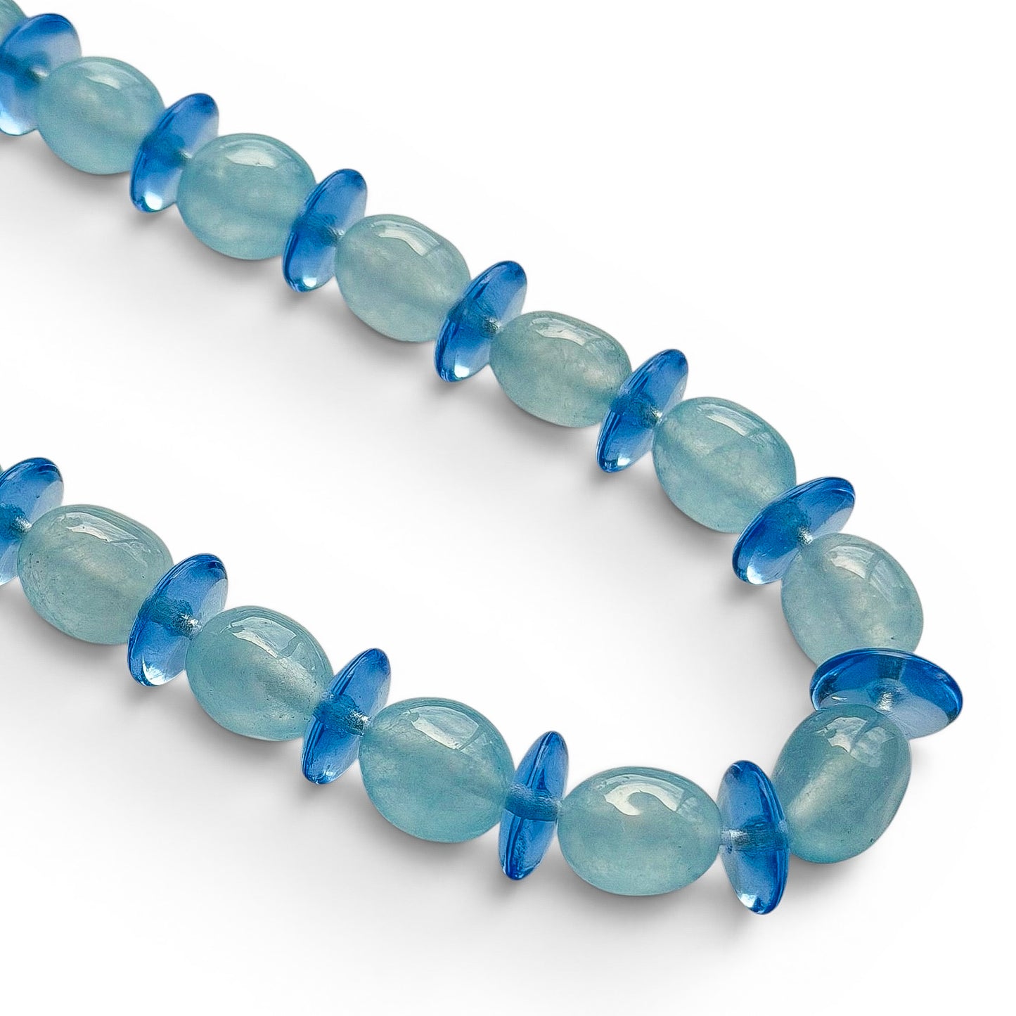 OCEAN MIST BEADED NECKLACE