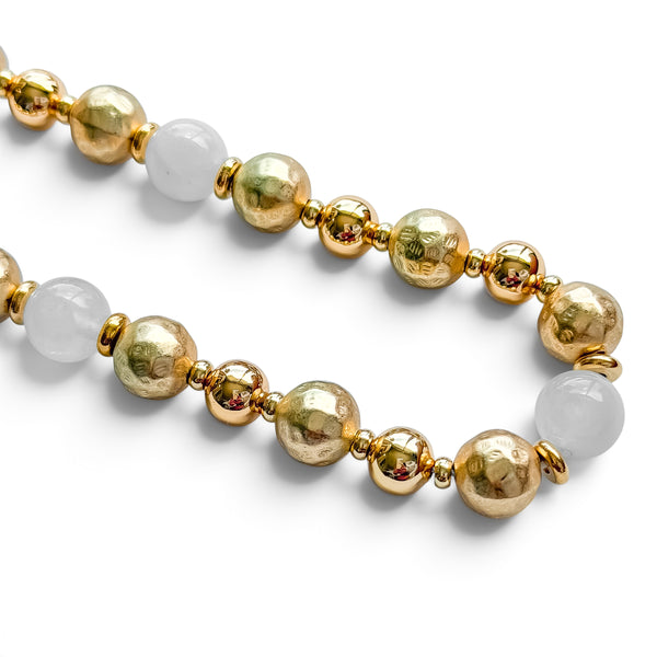 GOLDEN HOUR BEADED NECKLACE