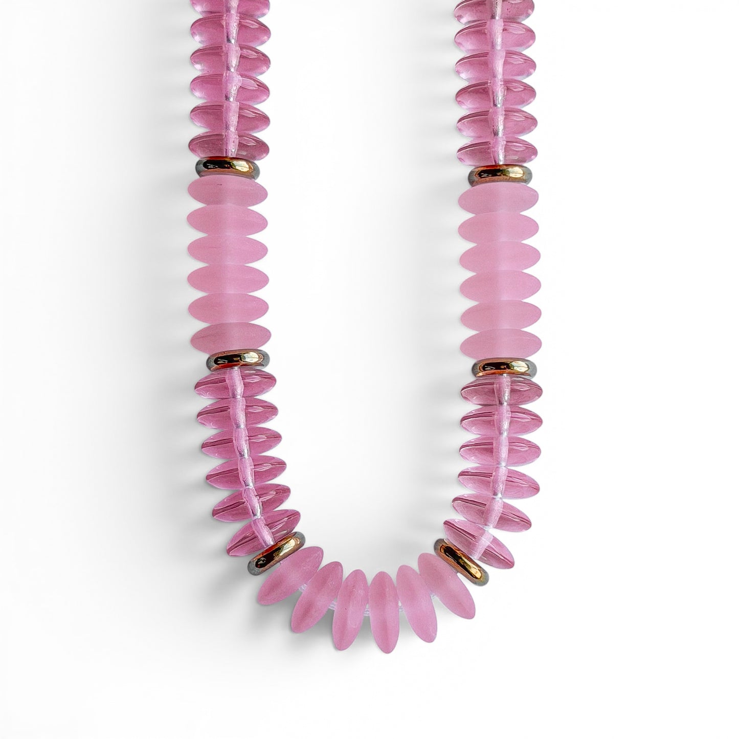 COTTON CANDY BEADED NECKLACE
