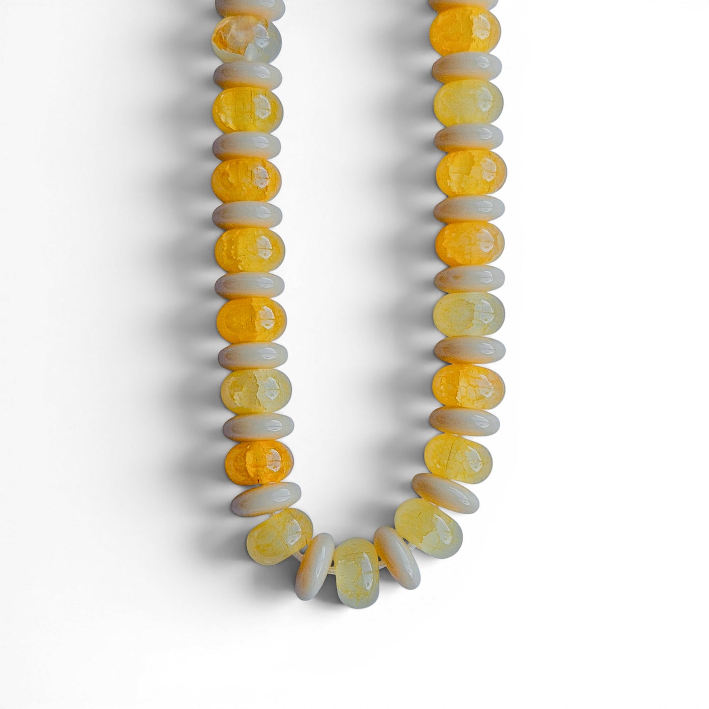 LEMON DROP BEADED NECKLACE