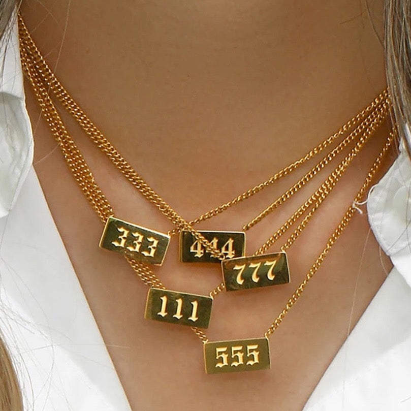 ANGEL NUMBER NECKLACE