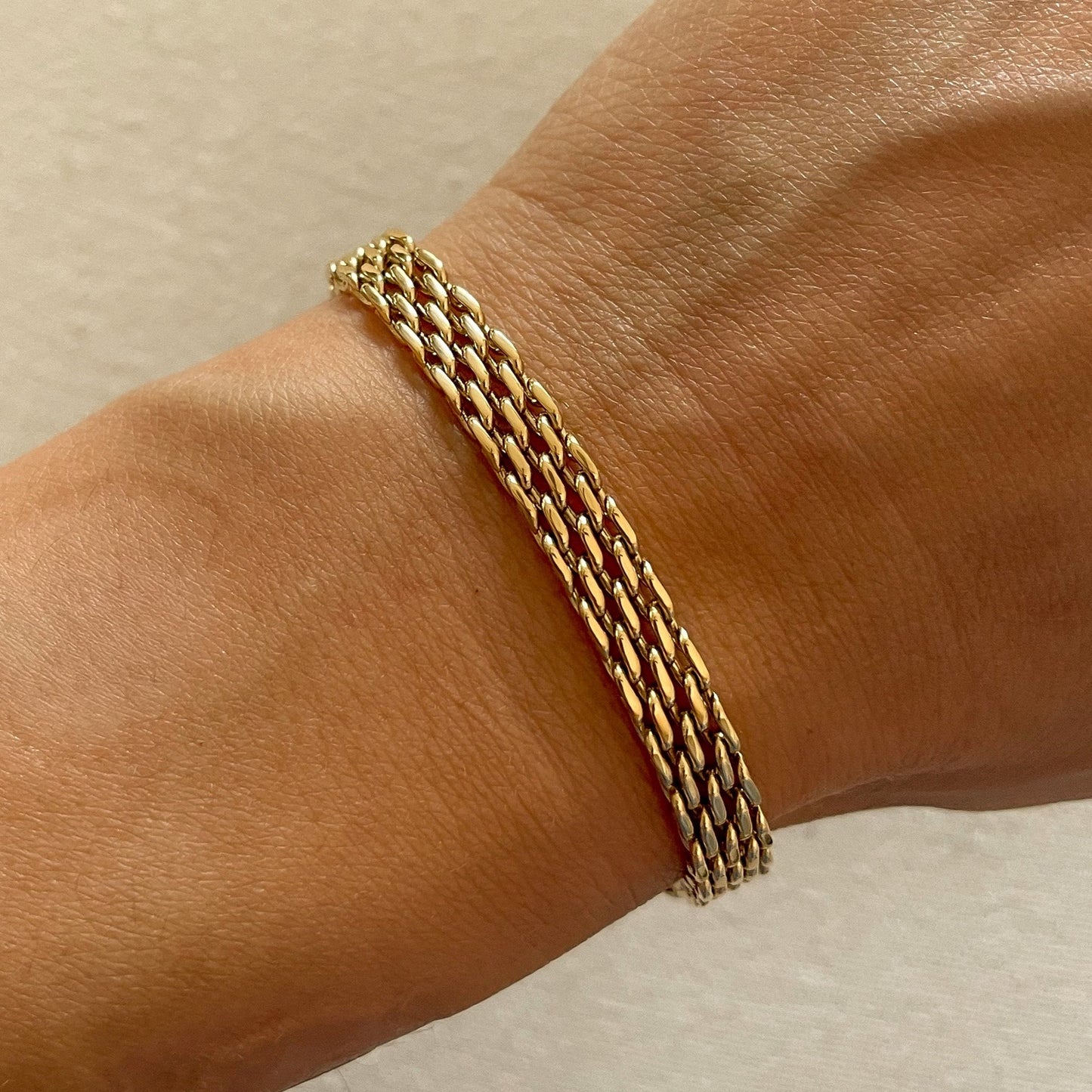 Gold Woven Bracelet