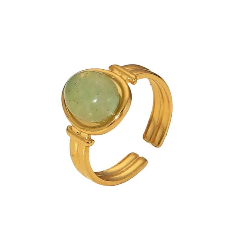 OVAL STONE RING