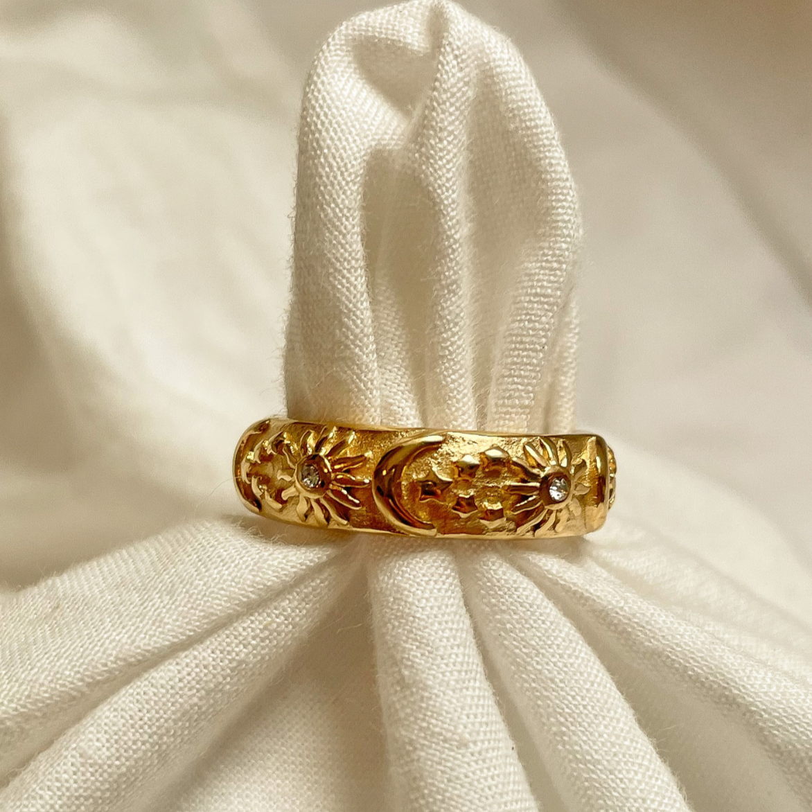 Sun moon sales star ring